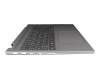 V192020FK2-GR original Sunrex keyboard incl. topcase DE (german) grey/grey with backlight
