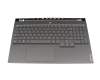 V193020CK2-GR original Sunrex keyboard incl. topcase DE (german) grey/grey with backlight