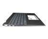 V19434613GE00 original Sunrex keyboard incl. topcase DE (german) black/black with backlight