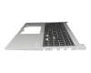 V212662DE1 original Sunrex keyboard incl. topcase DE (german) black/silver