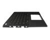 V221326DE1 original Sunrex keyboard incl. topcase DE (german) black/black with backlight 1 ZONE (WHITE)