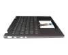 V222320AK3-GR original Sunrex keyboard incl. topcase DE (german) grey/grey with backlight