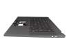 WK2413 original Acer keyboard incl. topcase DE (german) anthracite/anthracite