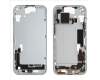 Apple ZD076-00672 Middle Frame incl. battery (Original) - Blue, Apple iPhone 15